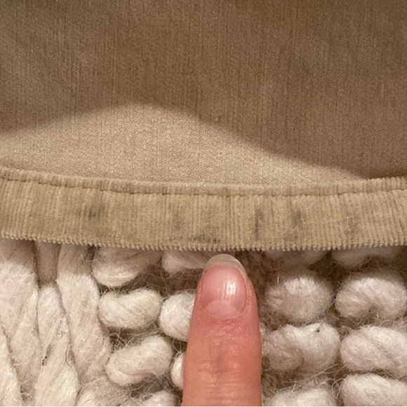 Anthropologie Pilcro Wide Leg Retro Corduroy Neutral - Picture 12 of 12